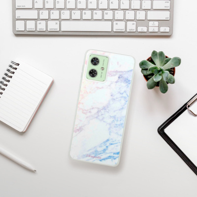 Silikonový obal iSaprio - Motorola Moto G54 5G - Raibow Marble 10