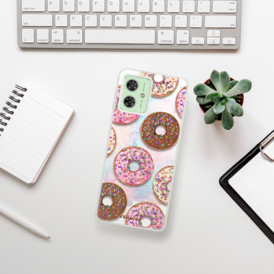 Silikonový obal iSaprio - Motorola Moto G54 5G - Donuts 11