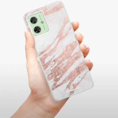 Silikonový obal iSaprio - Motorola Moto G54 5G - RoseGold 10