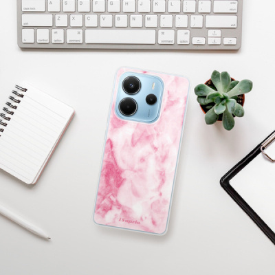 Silikonový obal iSaprio - Xiaomi Redmi Note 14 4G - RoseMarble 16