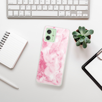 Silikonový obal iSaprio - Motorola Moto G54 5G - RoseMarble 16
