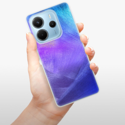 Silikonový obal iSaprio - Xiaomi Redmi Note 14 4G - Purple Feathers
