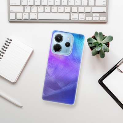 Silikonový obal iSaprio - Xiaomi Redmi Note 14 4G - Purple Feathers
