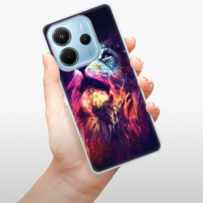 Silikonový obal iSaprio - Xiaomi Redmi Note 14 4G - Lion in Colors