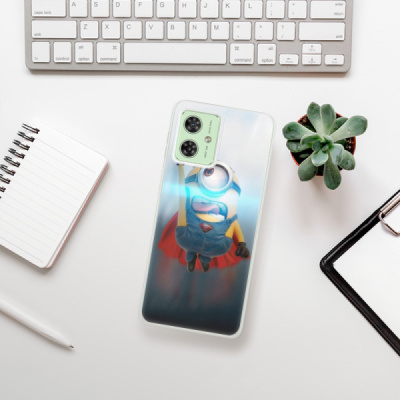 Silikonový obal iSaprio - Motorola Moto G54 5G - Mimons Superman 02