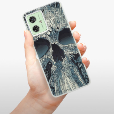Silikonový obal iSaprio - Motorola Moto G54 5G - Abstract Skull
