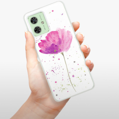 Silikonový obal iSaprio - Motorola Moto G54 5G - Poppies