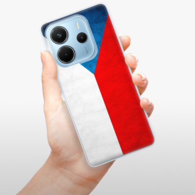 Silikonový obal iSaprio - Xiaomi Redmi Note 14 4G - Czech Flag
