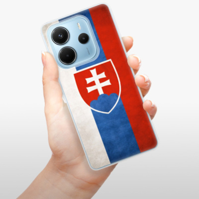 Silikonový obal iSaprio - Xiaomi Redmi Note 14 4G - Slovakia Flag
