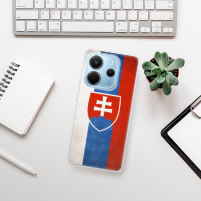 Silikonový obal iSaprio - Xiaomi Redmi Note 14 4G - Slovakia Flag