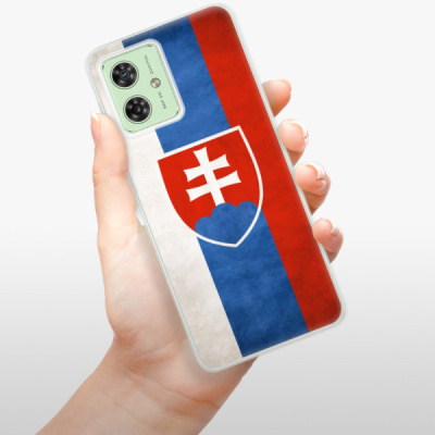 Silikonový obal iSaprio - Motorola Moto G54 5G - Slovakia Flag