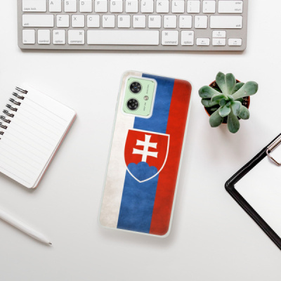 Silikonový obal iSaprio - Motorola Moto G54 5G - Slovakia Flag