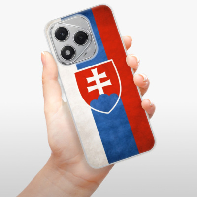 Silikonový obal iSaprio - Honor 400 Lite - Slovakia Flag