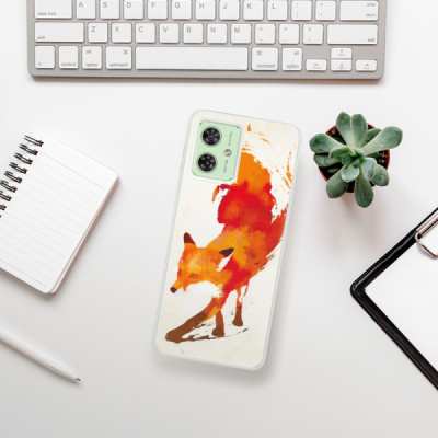 Silikonový obal iSaprio - Motorola Moto G54 5G - Fast Fox