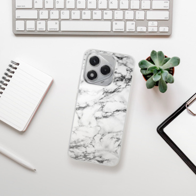 Silikonový obal iSaprio - Honor 400 Lite - White Marble 01