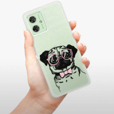 Silikonový obal iSaprio - Motorola Moto G54 5G - The Pug