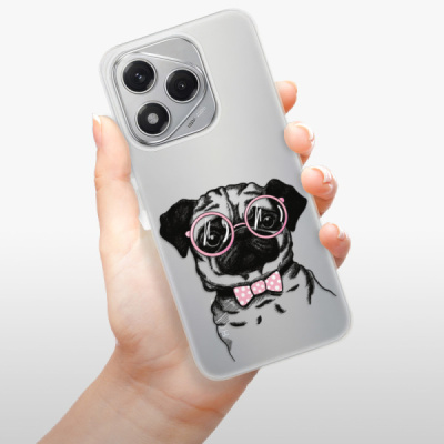 Silikonový obal iSaprio - Honor 400 Lite - The Pug