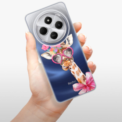 Silikonový obal iSaprio - Xiaomi Redmi 14C / Poco C75 - Lady Giraffe