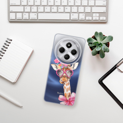 Silikonový obal iSaprio - Xiaomi Redmi 14C / Poco C75 - Lady Giraffe