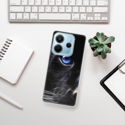 Silikonový obal iSaprio - Xiaomi Redmi Note 14 4G - Black Puma