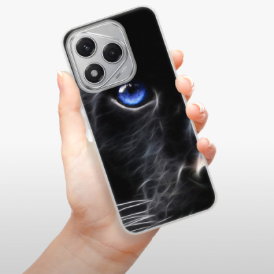 Silikonový obal iSaprio - Honor 400 Lite - Black Puma