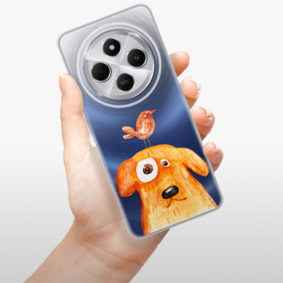 Silikonový obal iSaprio - Xiaomi Redmi 14C / Poco C75 - Dog And Bird