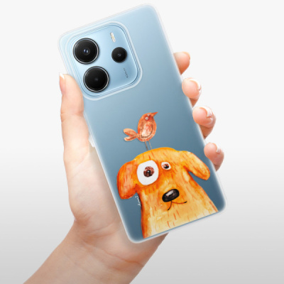 Silikonový obal iSaprio - Xiaomi Redmi Note 14 4G - Dog And Bird
