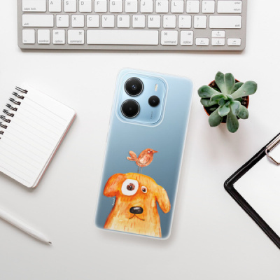 Silikonový obal iSaprio - Xiaomi Redmi Note 14 4G - Dog And Bird