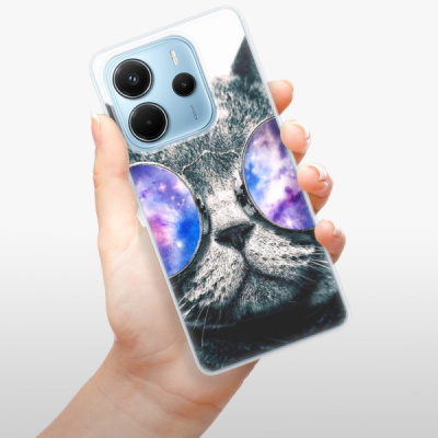 Silikonový obal iSaprio - Xiaomi Redmi Note 14 4G - Galaxy Cat