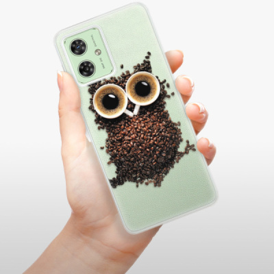 Silikonový obal iSaprio - Motorola Moto G54 5G - Owl And Coffee