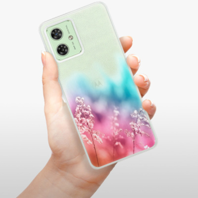 Silikonový obal iSaprio - Motorola Moto G54 5G - Rainbow Grass