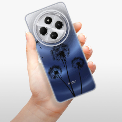 Silikonový obal iSaprio - Xiaomi Redmi 14C / Poco C75 - Three Dandelions - black