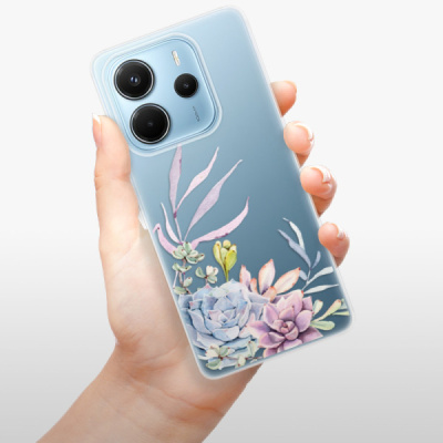 Silikonový obal iSaprio - Xiaomi Redmi Note 14 4G - Succulent 01