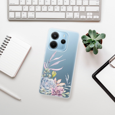 Silikonový obal iSaprio - Xiaomi Redmi Note 14 4G - Succulent 01