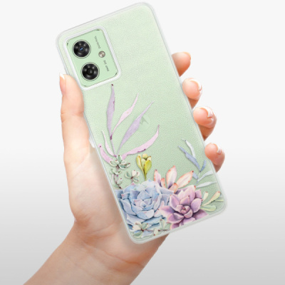 Silikonový obal iSaprio - Motorola Moto G54 5G - Succulent 01