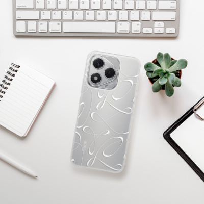 Silikonový obal iSaprio - Honor 400 Lite - Fancy - white