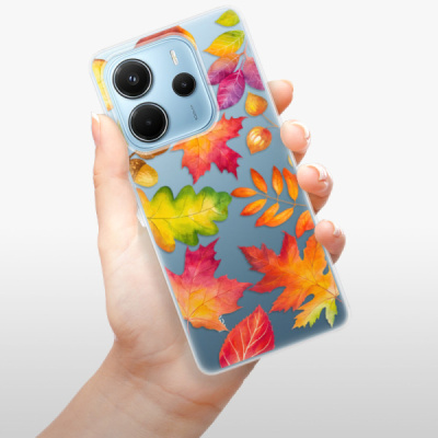 Silikonový obal iSaprio - Xiaomi Redmi Note 14 4G - Autumn Leaves 01
