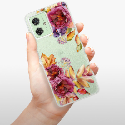 Silikonový obal iSaprio - Motorola Moto G54 5G - Fall Flowers