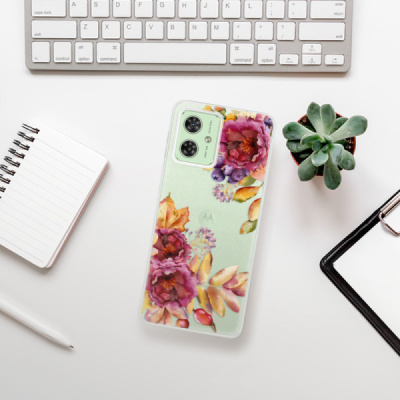 Silikonový obal iSaprio - Motorola Moto G54 5G - Fall Flowers
