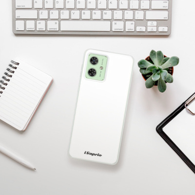 Silikonový obal iSaprio - Motorola Moto G54 5G - 4Pure bílý