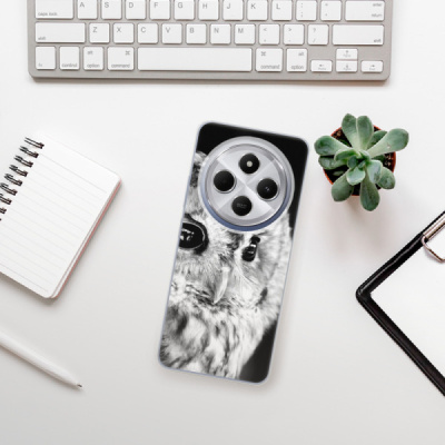 Silikonový obal iSaprio - Xiaomi Redmi 14C / Poco C75 - BW Owl