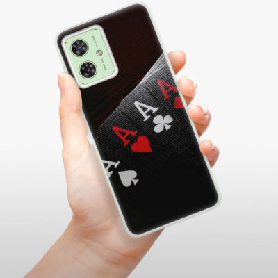 Silikonový obal iSaprio - Motorola Moto G54 5G - Poker