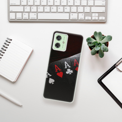 Silikonový obal iSaprio - Motorola Moto G54 5G - Poker