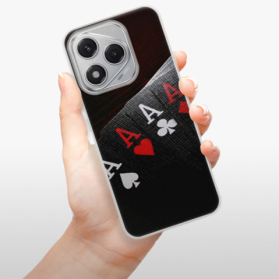 Silikonový obal iSaprio - Honor 400 Lite - Poker