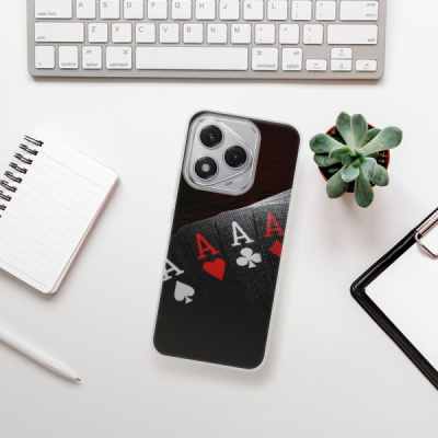 Silikonový obal iSaprio - Honor 400 Lite - Poker