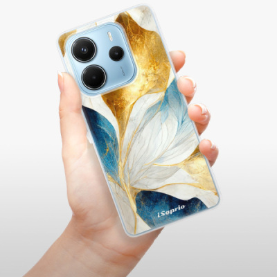 Silikonový obal iSaprio - Xiaomi Redmi Note 14 4G - Blue Leaves