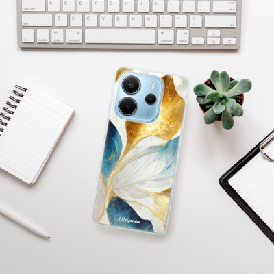 Silikonový obal iSaprio - Xiaomi Redmi Note 14 4G - Blue Leaves