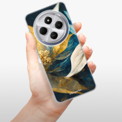 Silikonový obal iSaprio - Xiaomi Redmi 14C / Poco C75 - Gold Petals