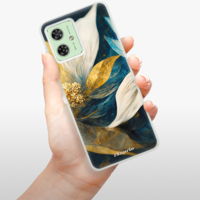 Silikonový obal iSaprio - Motorola Moto G54 5G - Gold Petals