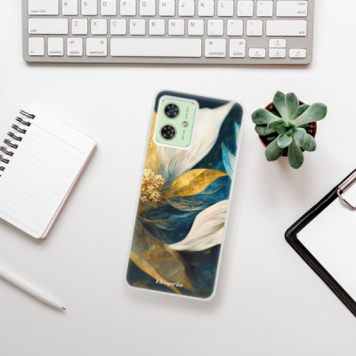 Silikonový obal iSaprio - Motorola Moto G54 5G - Gold Petals